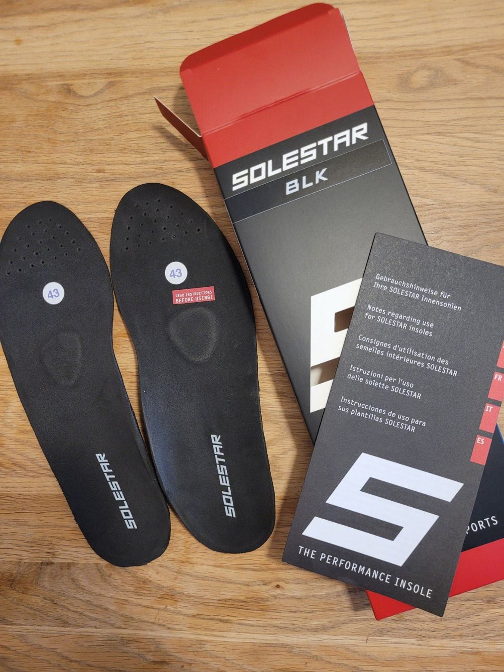 Scarpe da uomo: Solestar BLK bike Einlegesohle – Nuovo e nell'imballaggio originale da Plan-les-ouates venduto da Piotribus 2