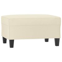 Fußhocker Creme 70x55x41 cm