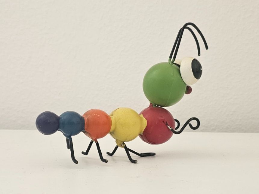 Tutte le decorazioni: Raupe Metall bunt Deko – Usato da Pfäffikon ZH venduto da eric0113 2