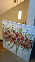 Grosses Gemälde - Sommerblumen auf Leinwand, neu!