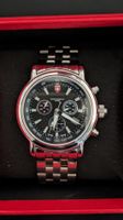 Swiss  Chronograph Edelstahl Uhr Modell 4106 neu