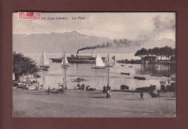 LAUSANNE - Port d'Ouchy - Bateau CGN - 1911