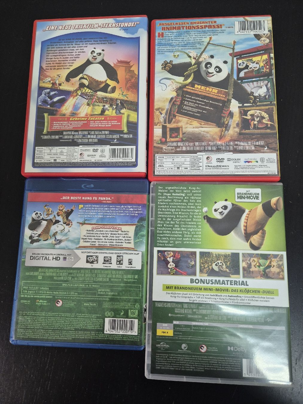 Alle DVDs: Kung Fu Panda 1-4 DVDs/Blu-ray Sammlung – Gebraucht aus Wald ZH von _Hotarubi_ 1