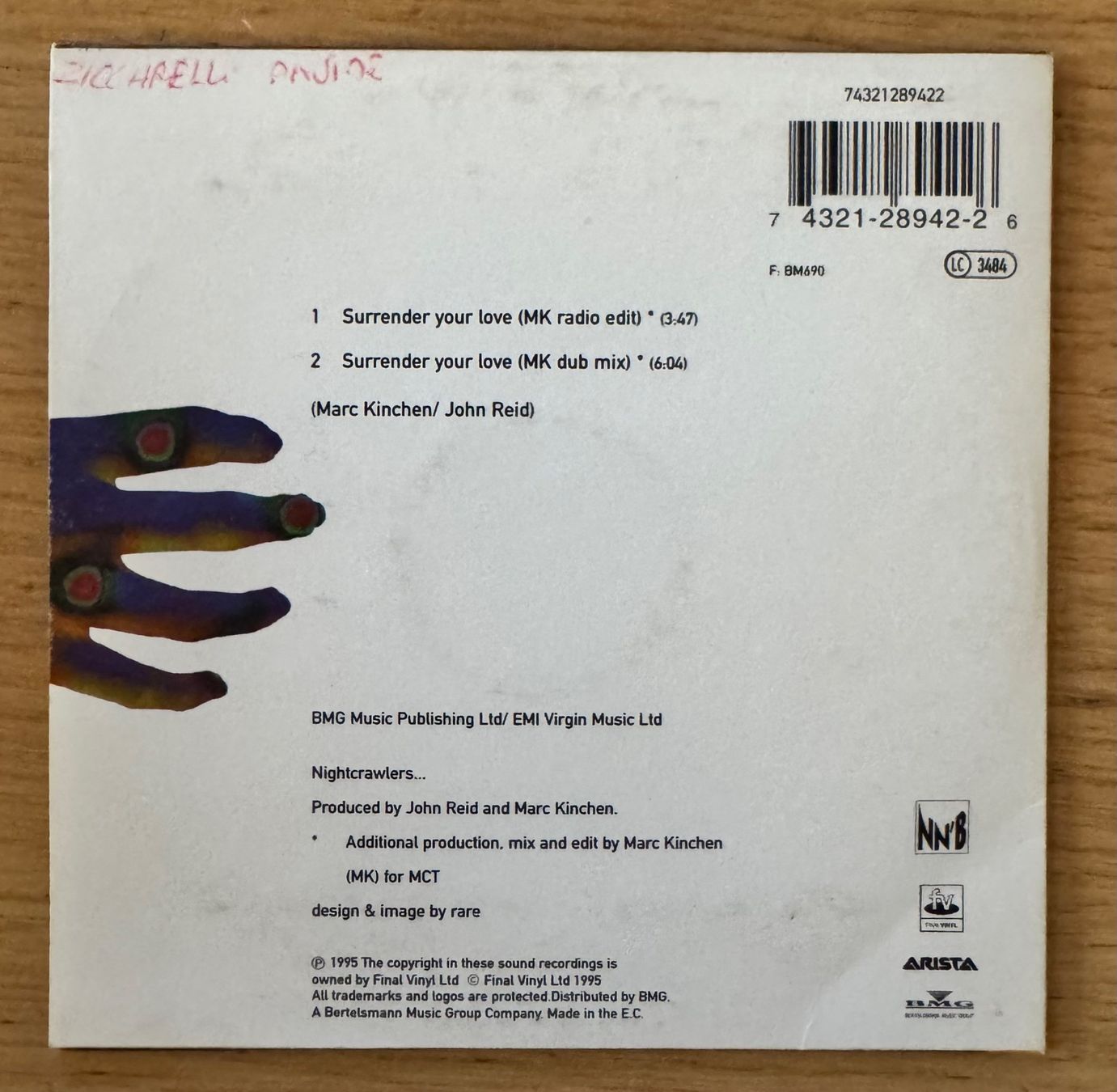 CDs: The Nightcrawlers – D'occasion à Lausanne par davzic 1
