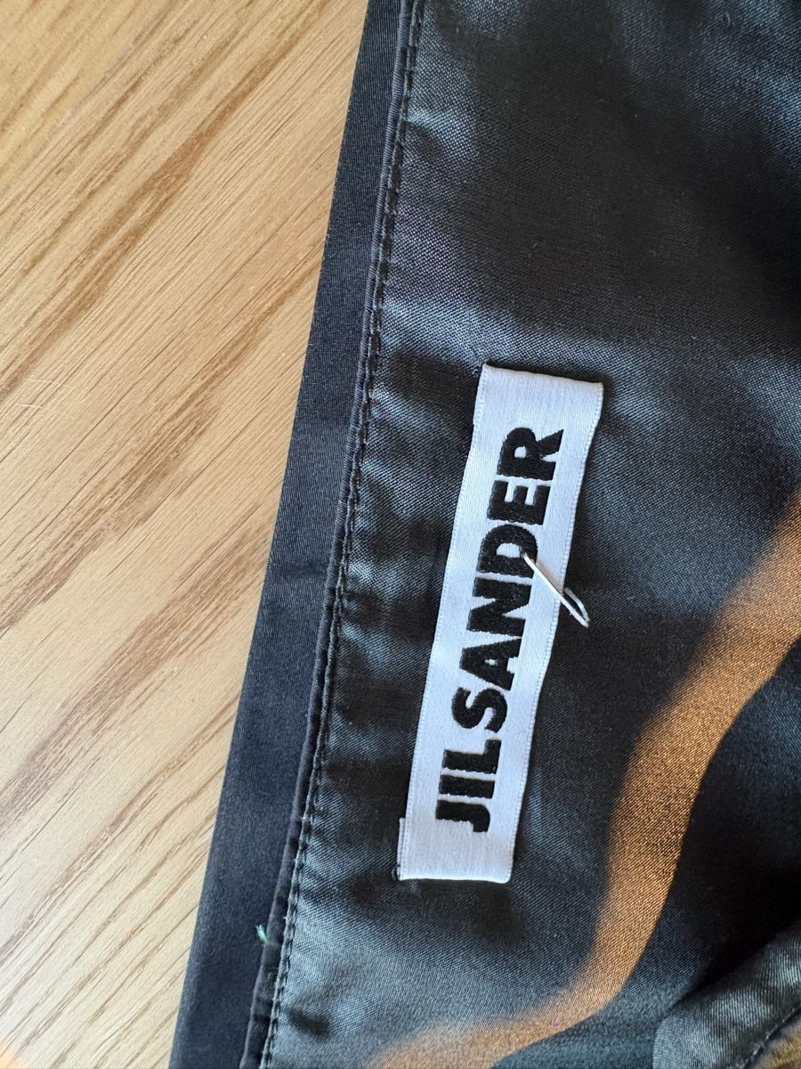 Jil Sander Gonne: Jil Sander Rock midi dunkelgrün Seide/Polyester Gr 38 – Usato da Basel venduto da Sandra2109 1