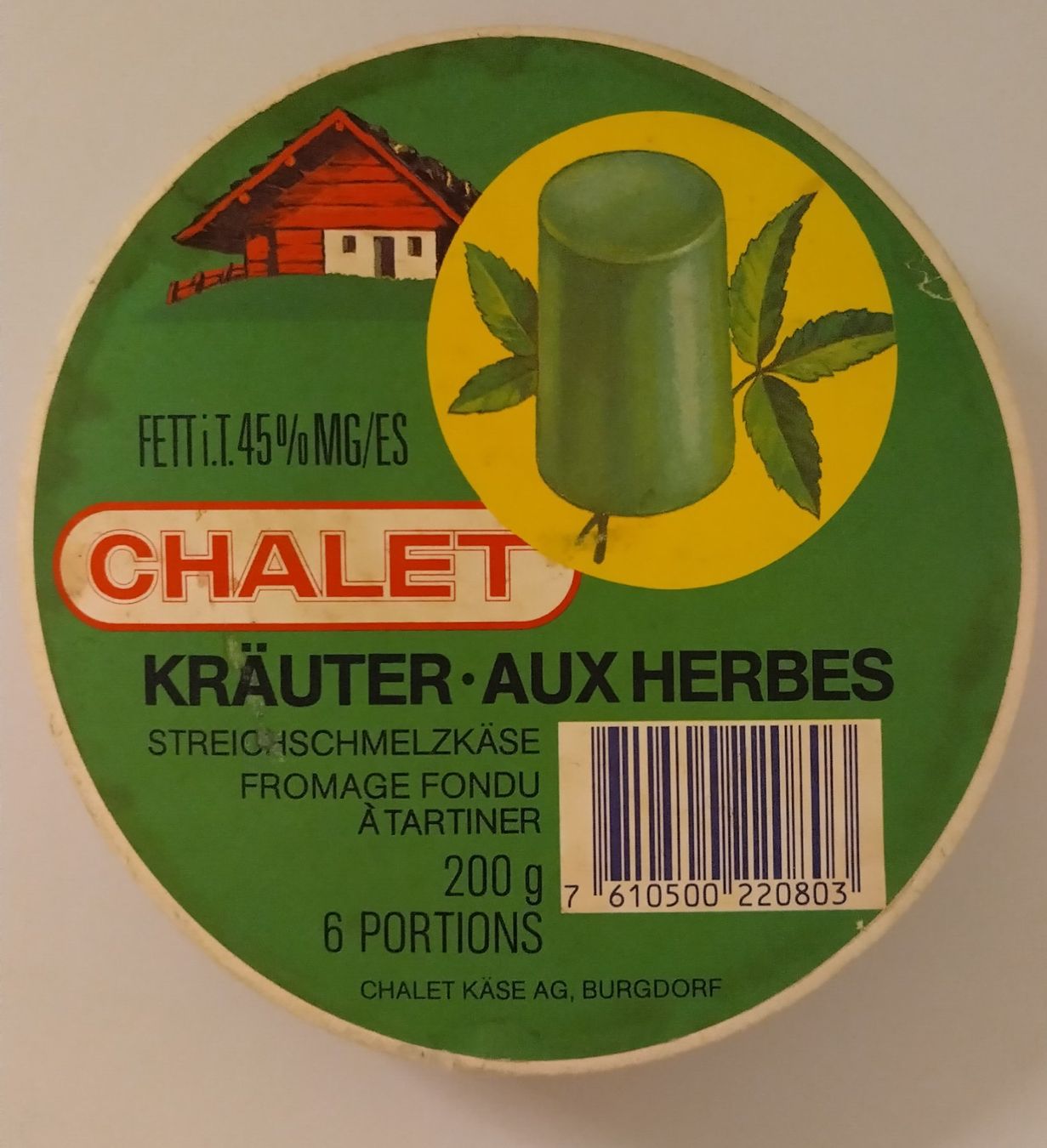 Contenitori & Simili: Verpackung: Käseschachtel, "Chalet" 1988 – Usato da Wettingen venduto da Arthur054