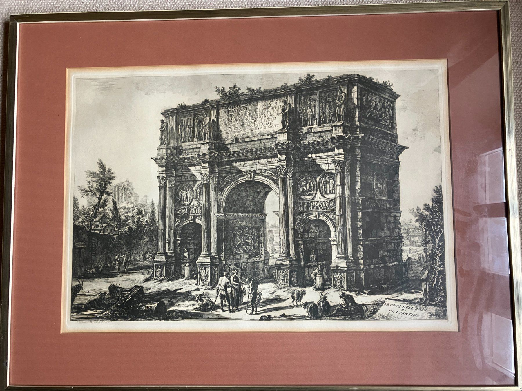 Incisioni: Piranesi, der Konstantinsbogen – Usato da Männedorf venduto da Amleto3 1