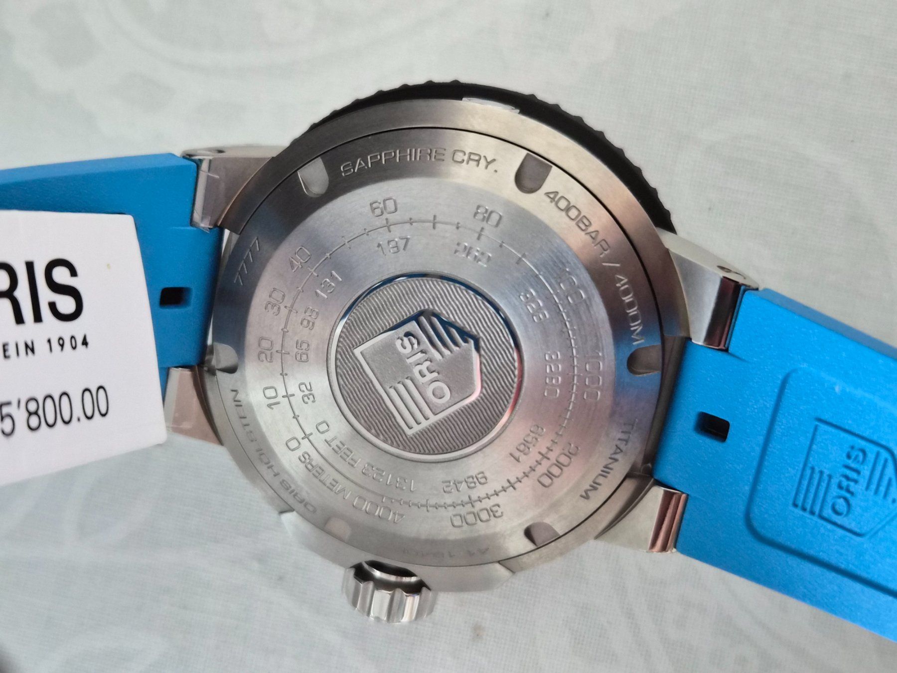 Oris Orologi: Oris AquisPro 4000m Taucheruhr – Usato da Chabrey venduto da Horology 4