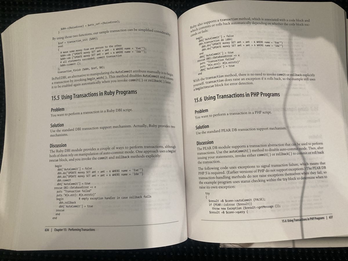 Libri: MySQL Cookbook  – Usato da Flawil venduto da rcnkr 3