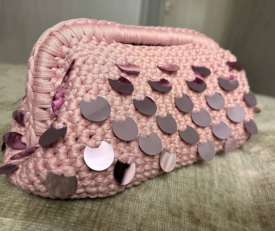 Borse da donna: Clutchbag Handgemachte Häkeltasche – Nuovo (secondo la descrizione) da Hinwil venduto da camposlu 1
