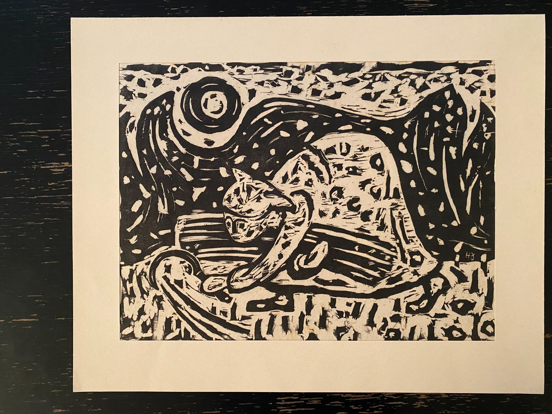 Xilografie: Holzschnitt - Hans Jauslin – Usato da Zürich venduto da jesulin05