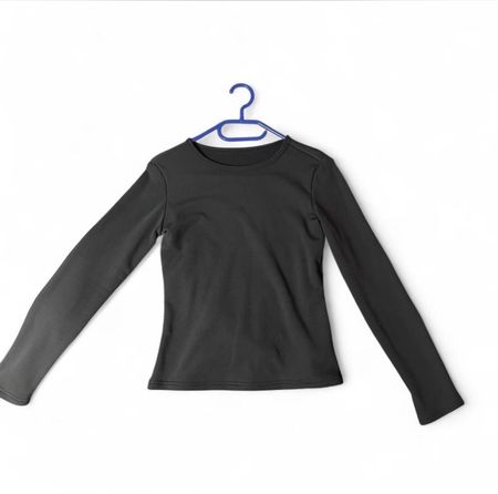 Damen Langarmshirt dunkelgrau