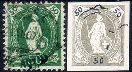 STEHENDE HELVETIA 50 RP 90C ERHALT SIEHE SCAN - H69