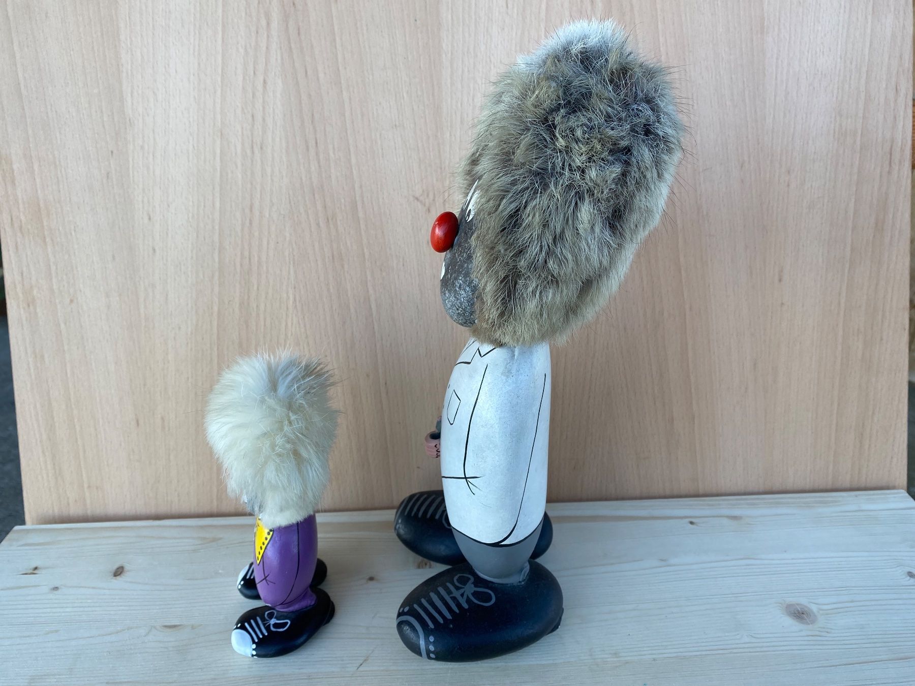 Cloches & sonnailles: 2 schöne Steinfiguren – D'occasion à Feldbach par Olive1 4