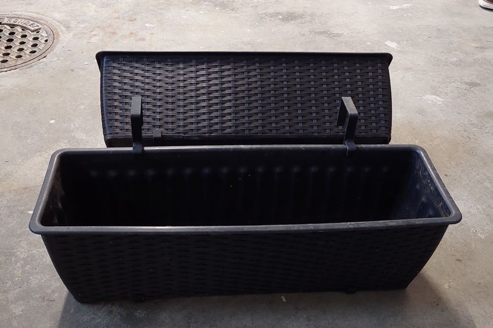 Blumenkasten-Schutzabdeckungen 150x45x40cm - 2 Stück Vliesstoff