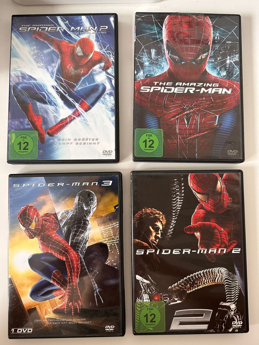 Tutti i DVDs: Spiderman, 5 DVDs – Usato da Herznach venduto da SusanneB0102