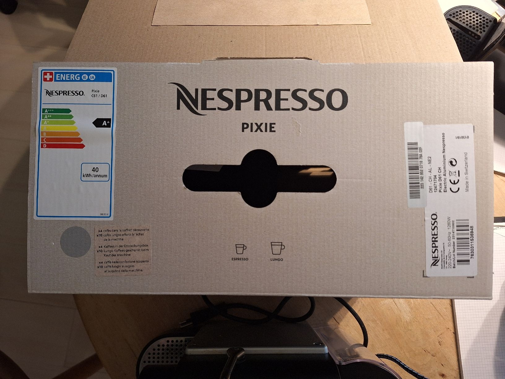 Nespresso Macchine per caffè & Macchine per espresso: Nespresso Pixie Kapselmaschine gebraucht mit OVP – Usato da Oftringen venduto da isa_5cwl 3