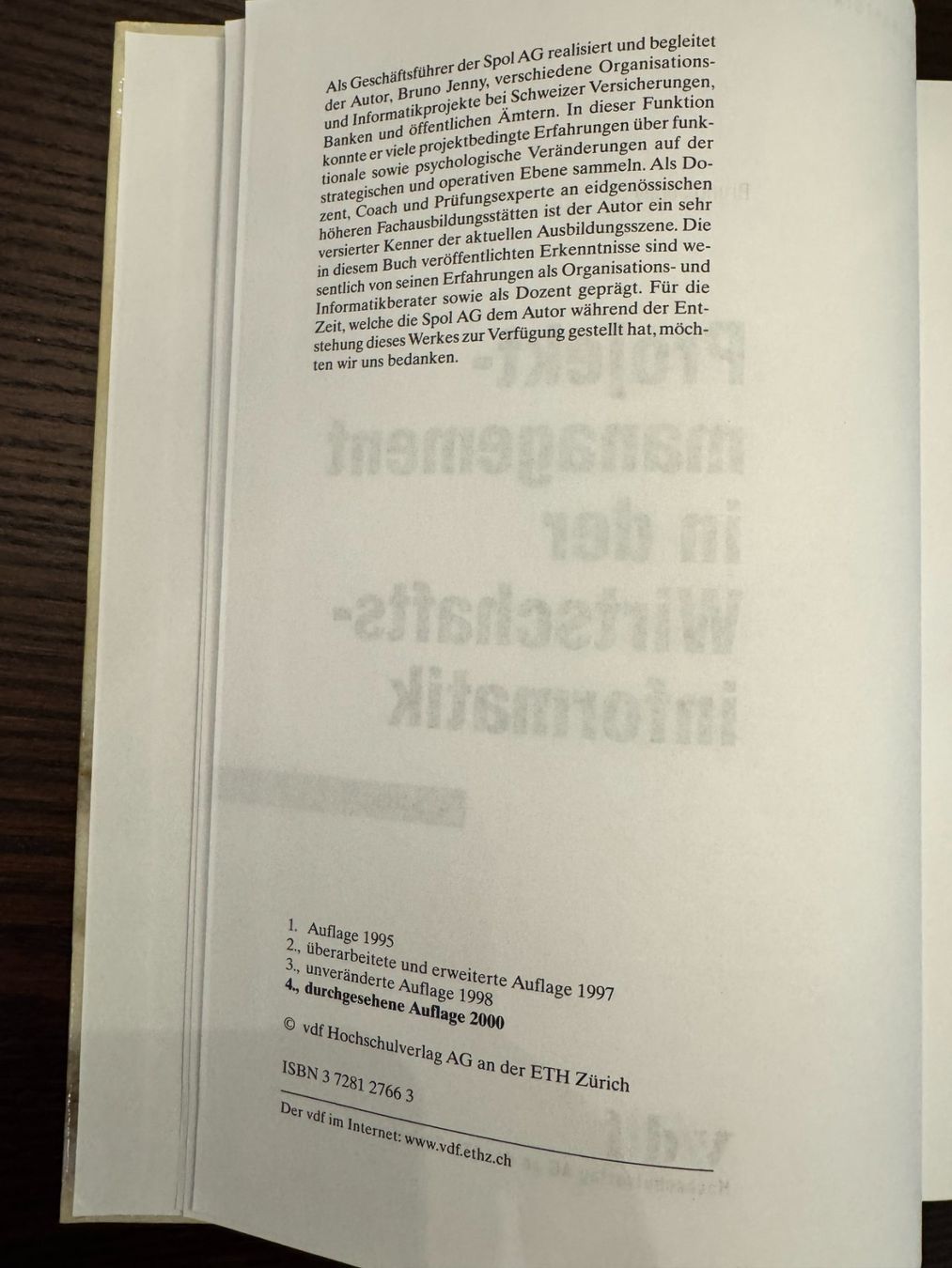 Libri: Projektmanagement in der Wirtschaftsinformatik – Usato da Spreitenbach venduto da Webtempel 1