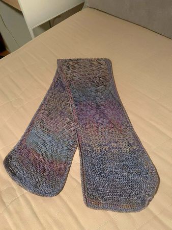 Sciarpetta cangiante multicolore