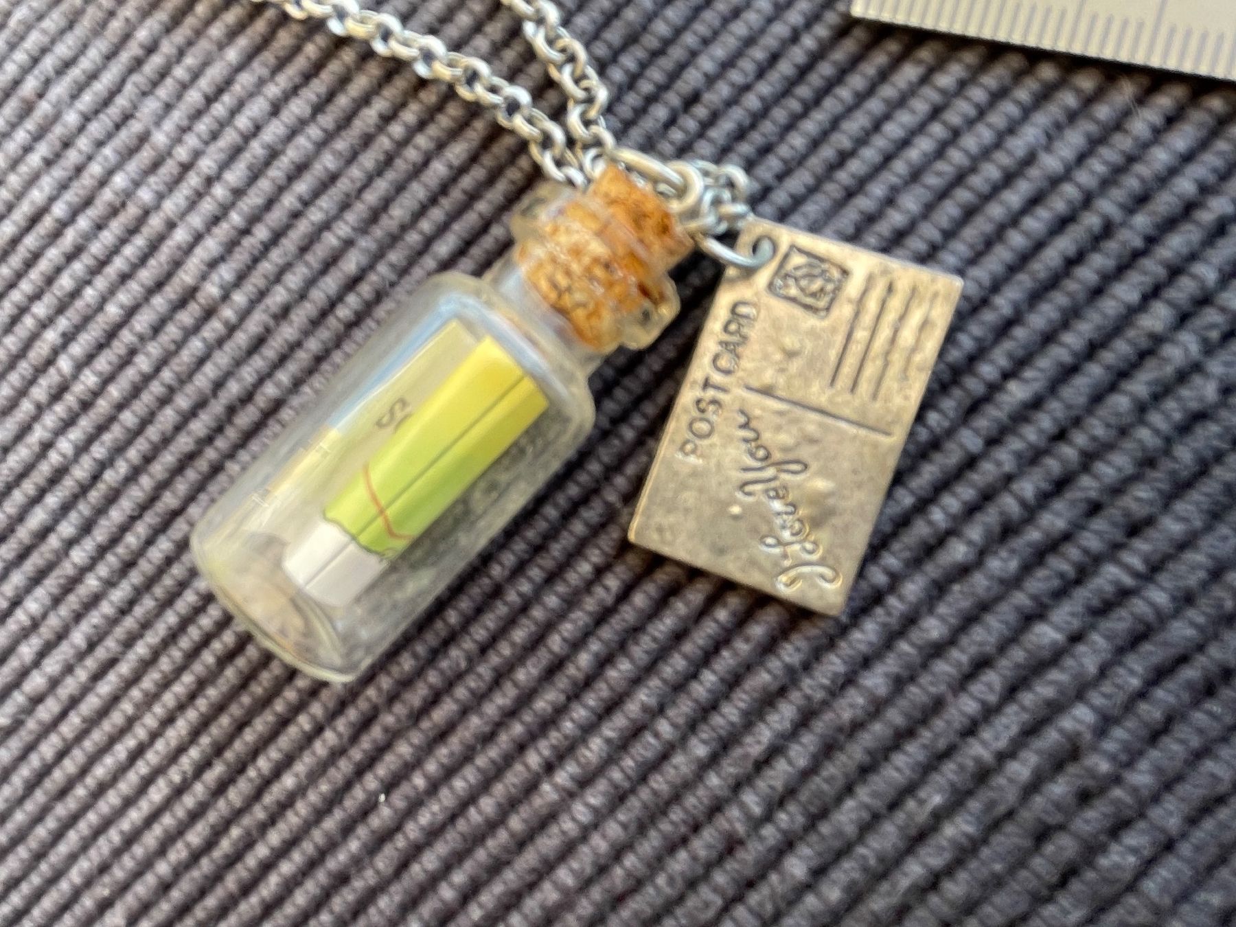 Catenine: Halskette Modeschmuck / Flaschenpost – Usato da Rümlang venduto da euqinom16 2