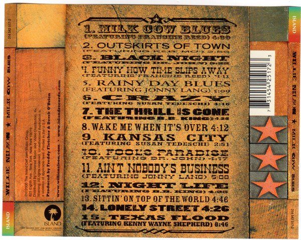 CDs: Willie Nelson – Milk Cow Blues – Gebraucht aus St.Gallen von  1