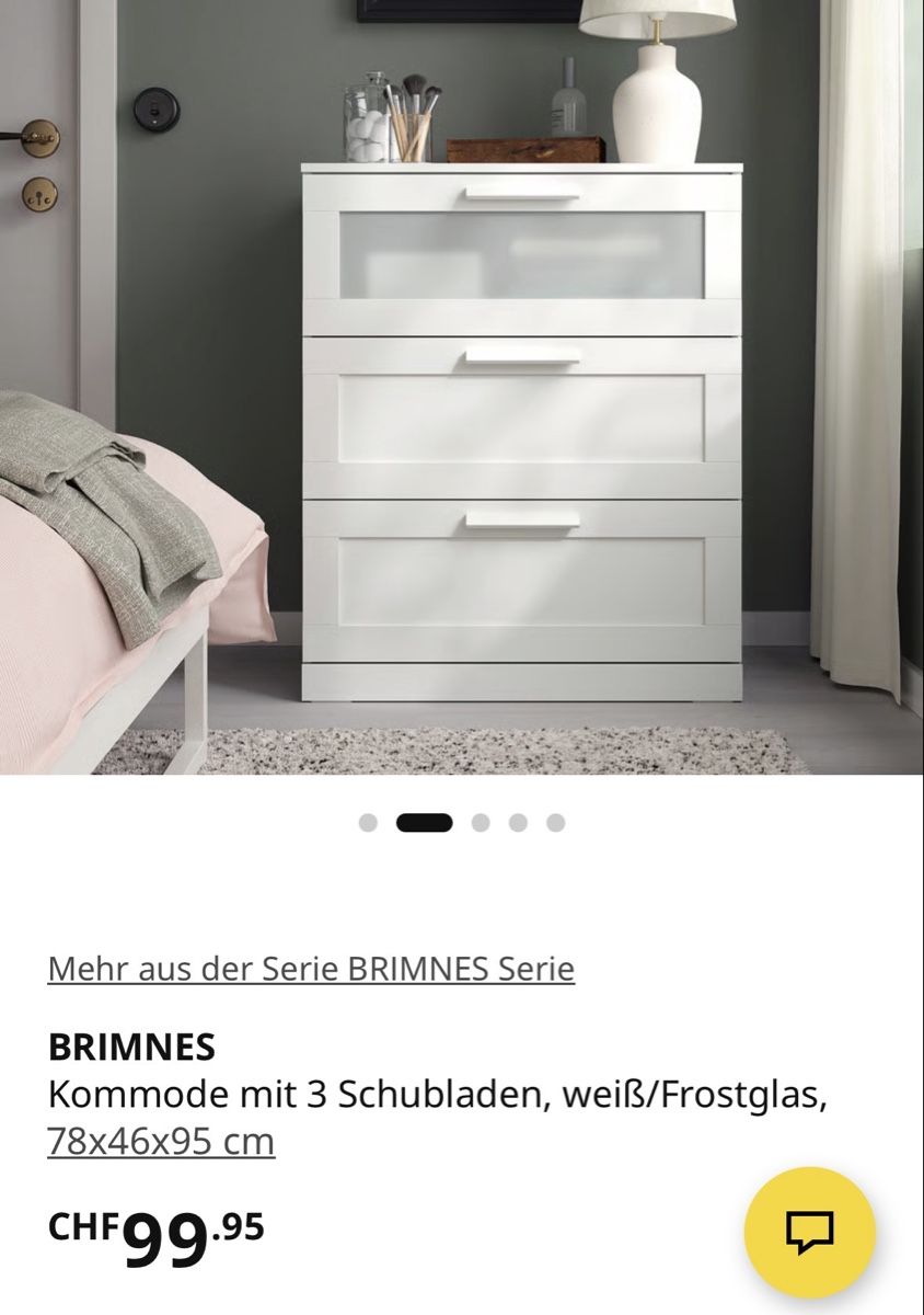 Commodes: Brimnes Kommode – D'occasion à Hunzenschwil par mila012 2