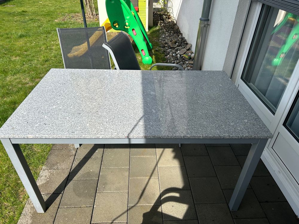 IDIMEX Gartentisch VERANO, Gartentisch Aluminium Ausziehbar Terassentisch Balkontisch Champagner