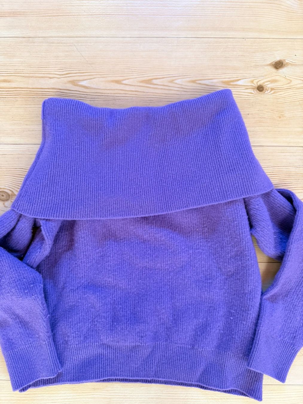 Benetton Maglioni & Felpe: Pull violet épaules dénudées – Usato da Bulle venduto da sop_ct6x 2