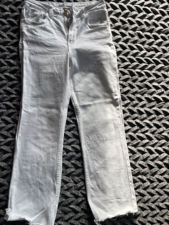 Weisse Zara Jeans, Grösse 36, für den Sommer!
