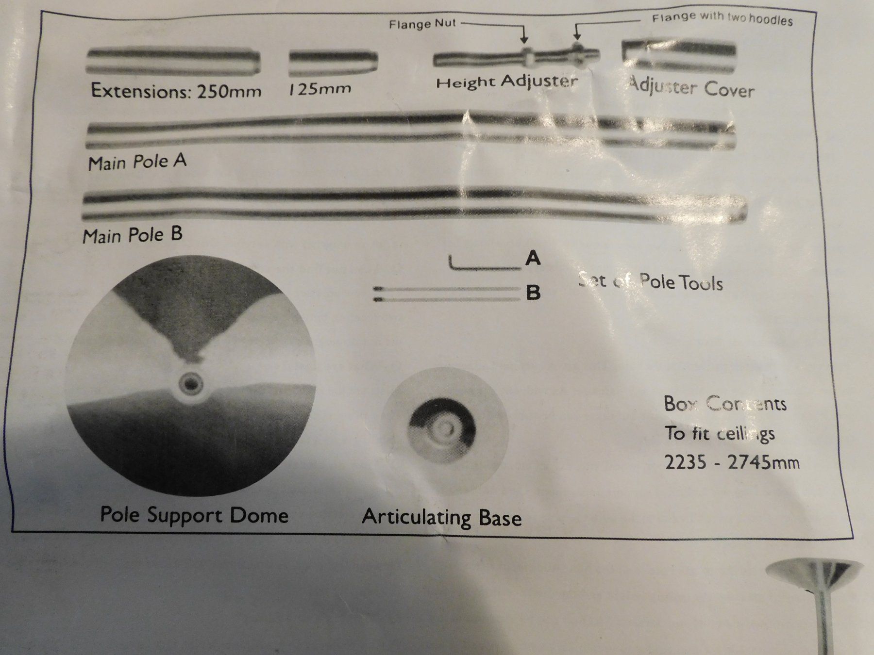 Hometrainer: Pole Dance - Pole Stange Pole Height Calculator – Usato da Sursee venduto da 76 7