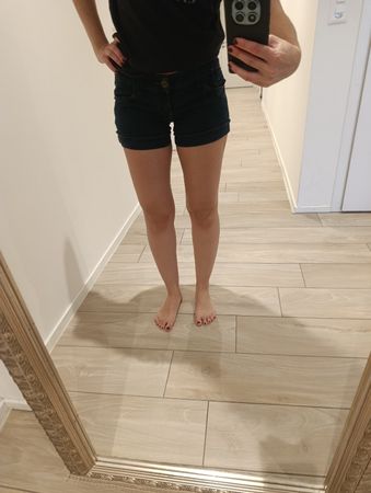 Kurze Jeans Hosen in Gr. 36