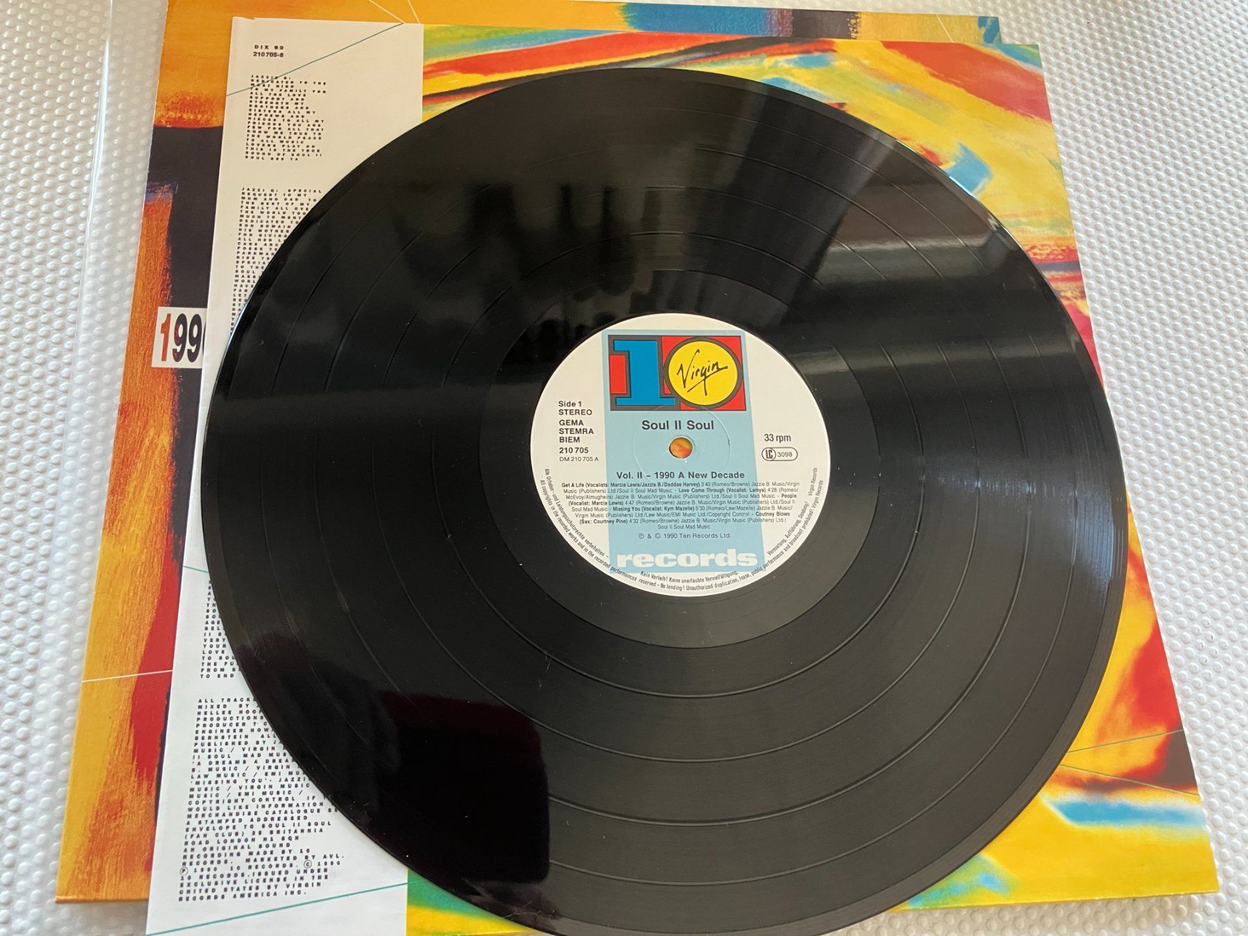 Dischi in vinile: Soul II Soul – Usato da Aarwangen venduto da Jukebox3 4