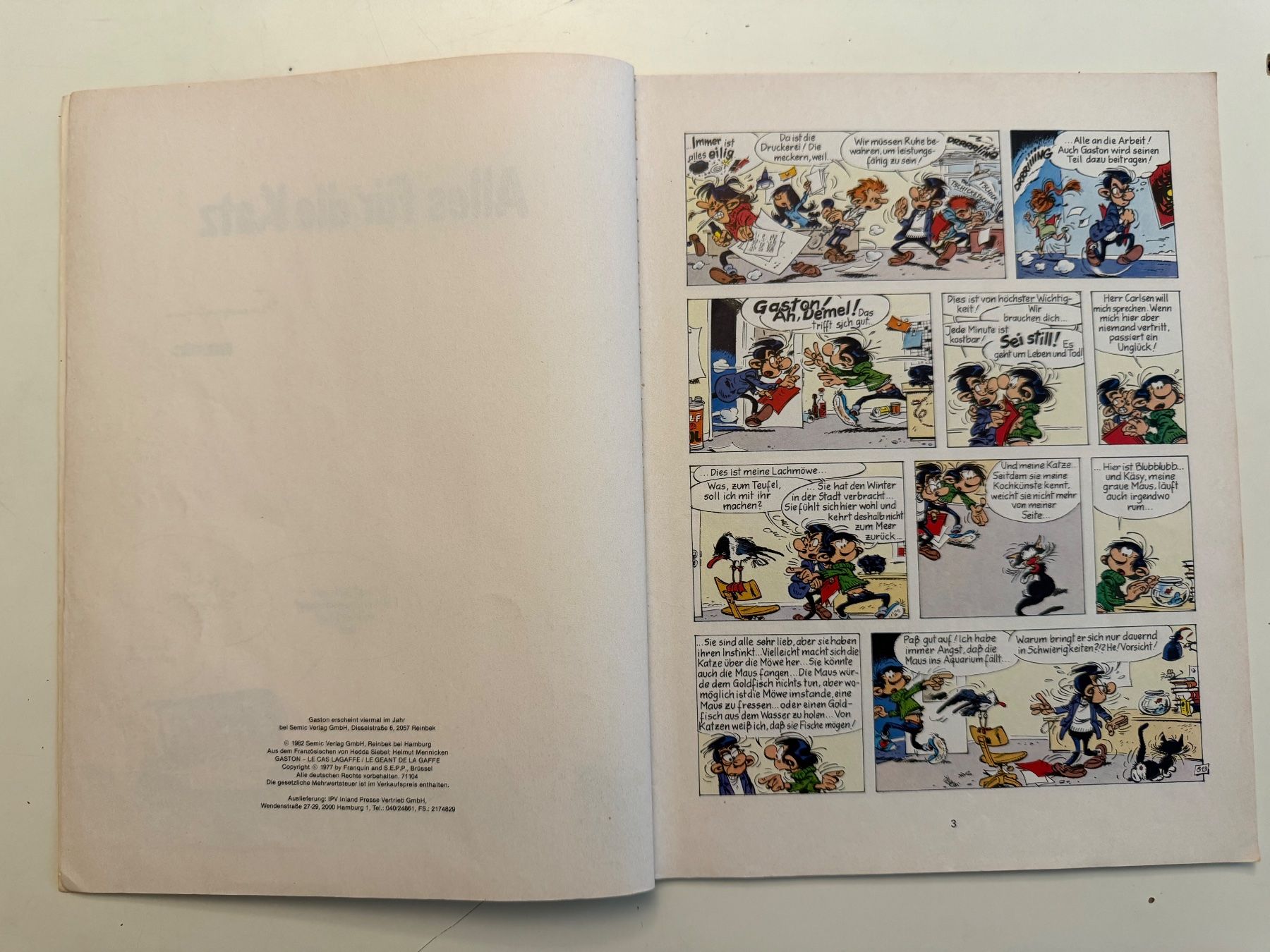 Fumetti: GASTON Band 4 – Usato da Münsingen venduto da Ganjam 3