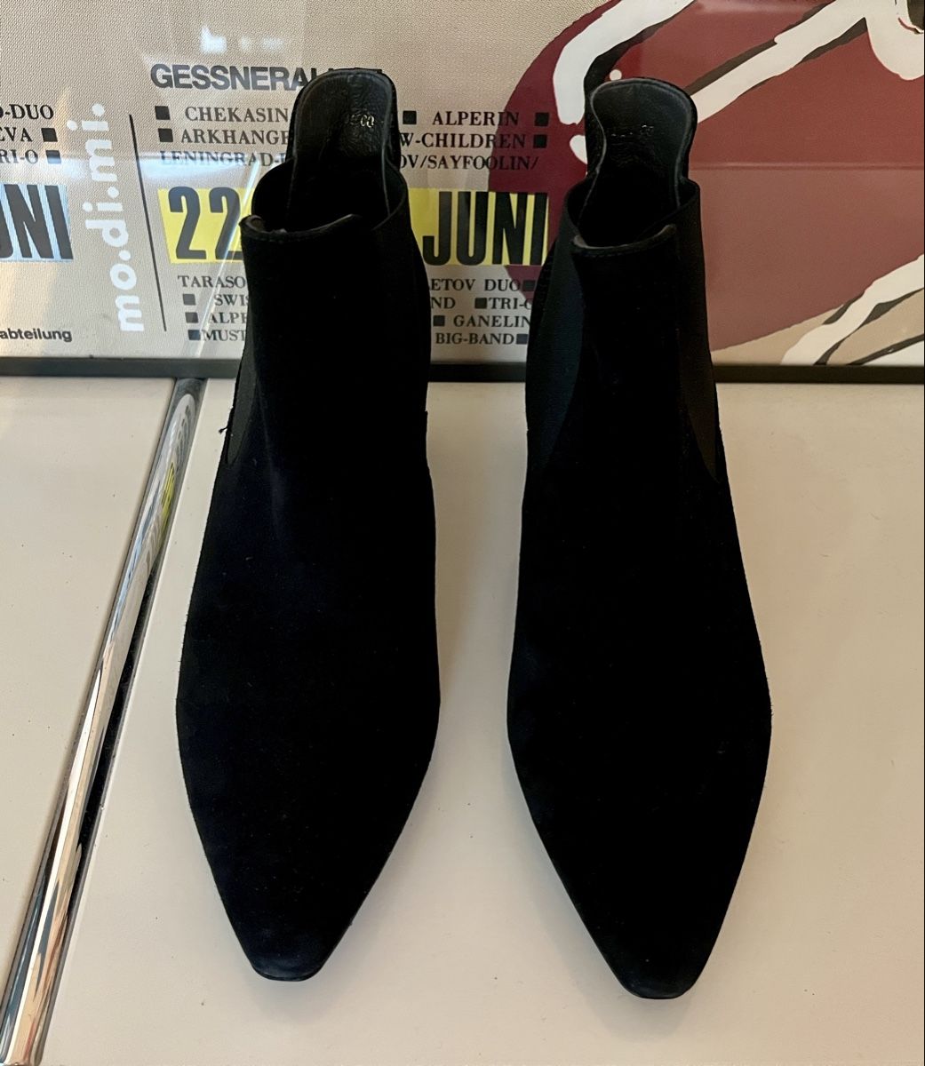 Kaiser Chaussures femmes: Peter Kaiser Stiefeletten, schwarz, 41, Neuwertig – Neuf (Voir description) à St. Gallen par reg_f8h8 1