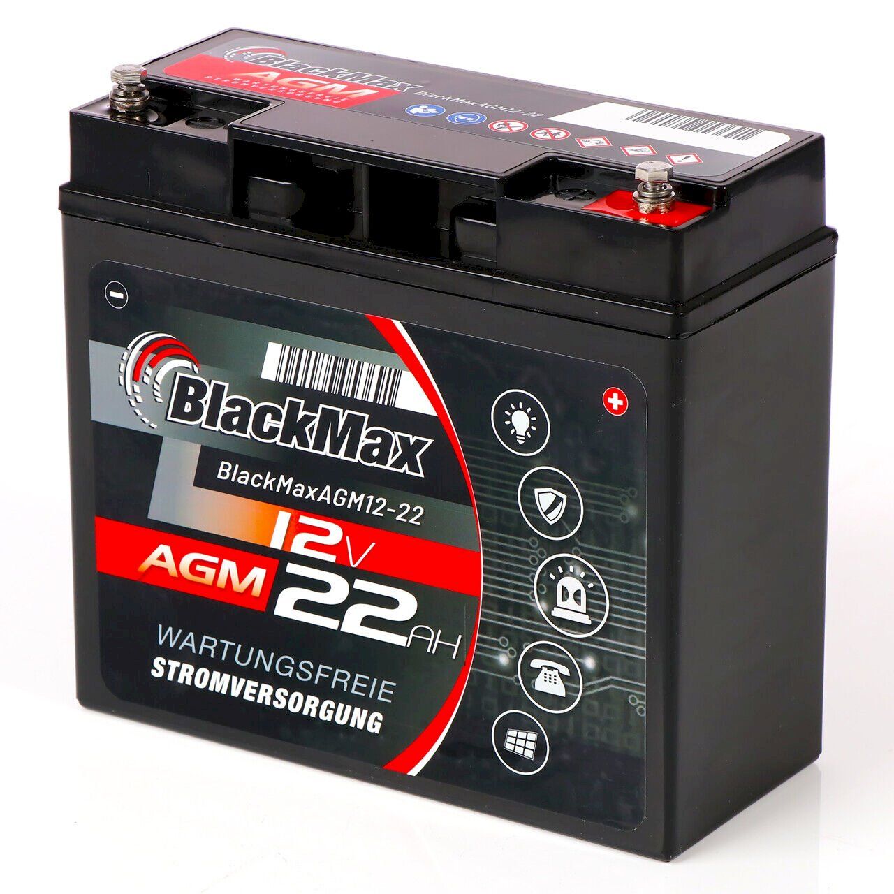 Accus: BlackMax AGM 12V 22Ah – Neuf avec emballage d'origine à Bottighofen par zaap 1