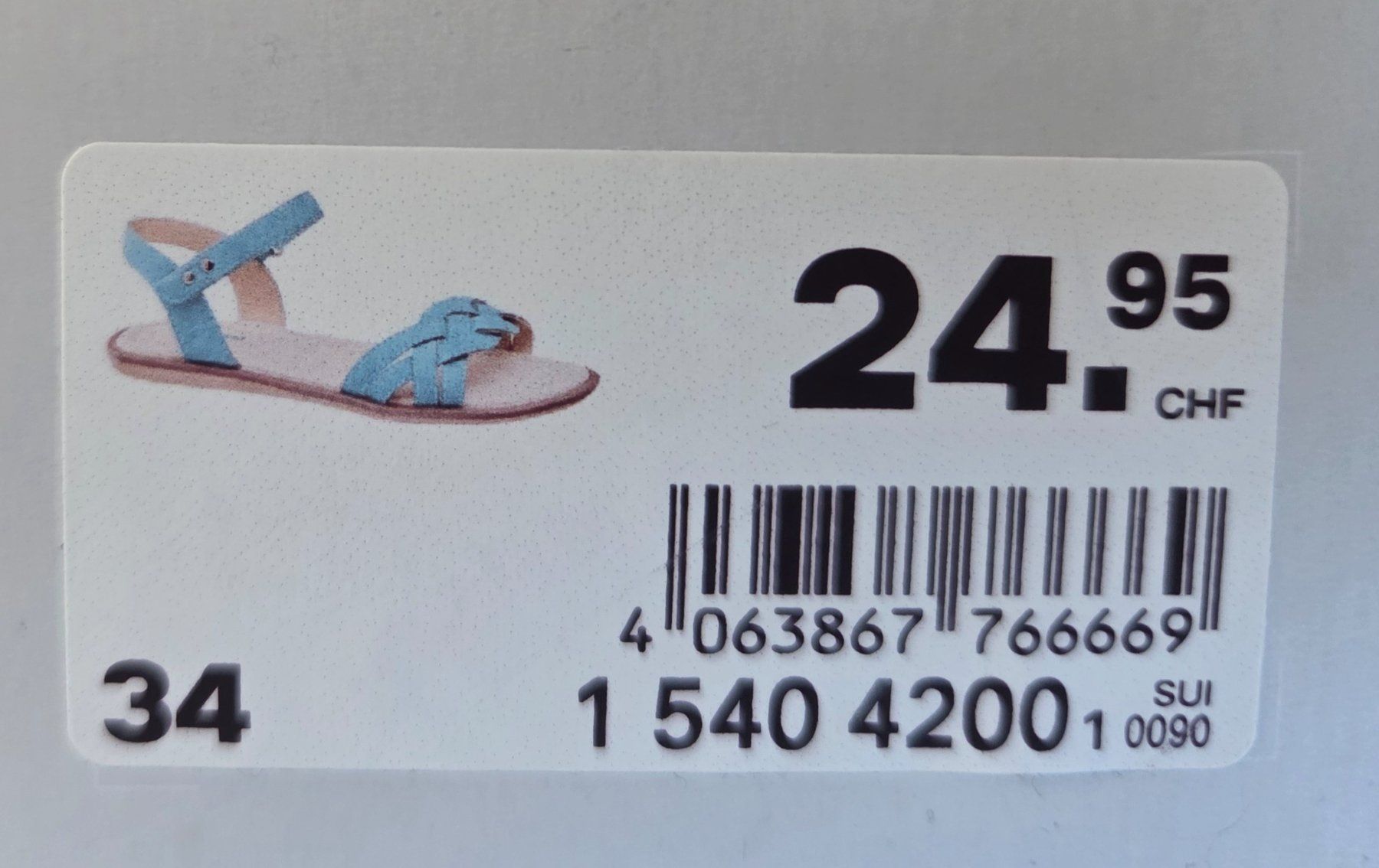 Graceland Scarpe per ragazze: Graceland Sandalen, türkis, Gr. 34 – Nuovo e nell'imballaggio originale da Grüsch venduto da Wiiwarm 1