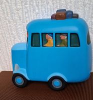 Blauer Keramikbus  Deko Vintage Reisebus, OVP