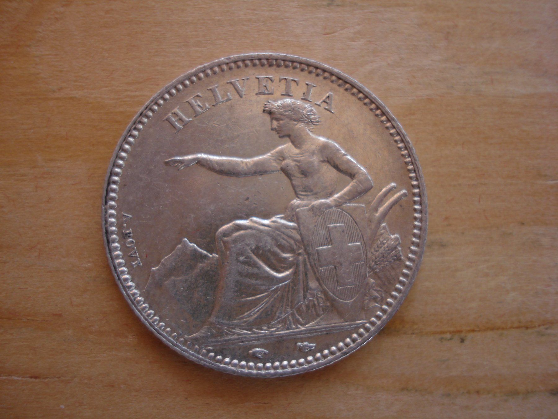 Tutti le monete: (C1) 1 Franken 1851 VZ+ – Usato da Erlach venduto da Net-Coins 1