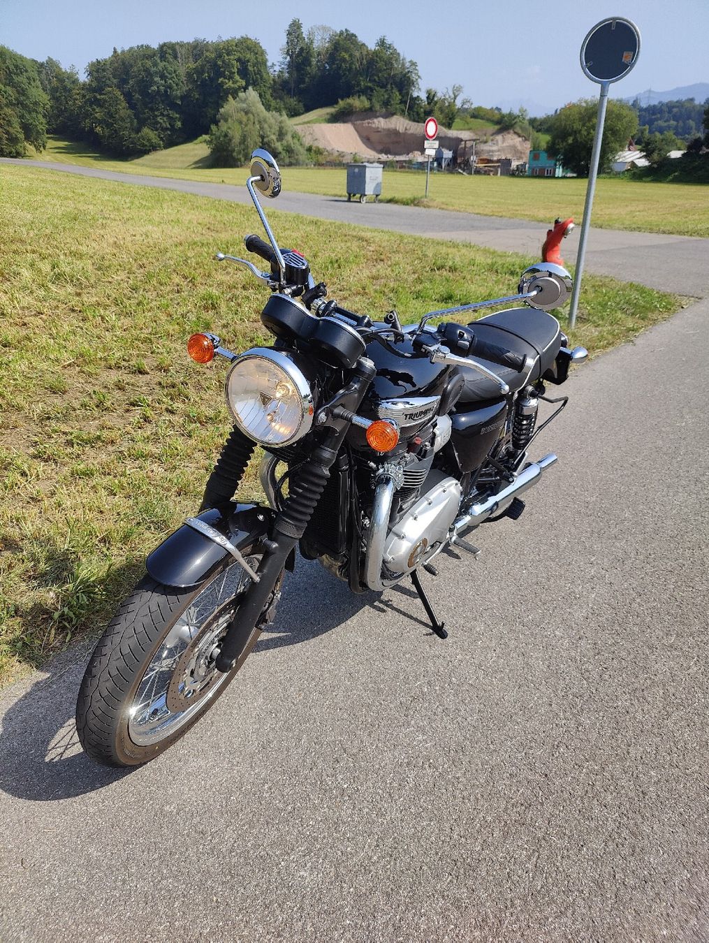 Triumph Strada: Triumph Bonneville T100 ABS 2017 – Usato da Rüti ZH venduto da Mazogg 2