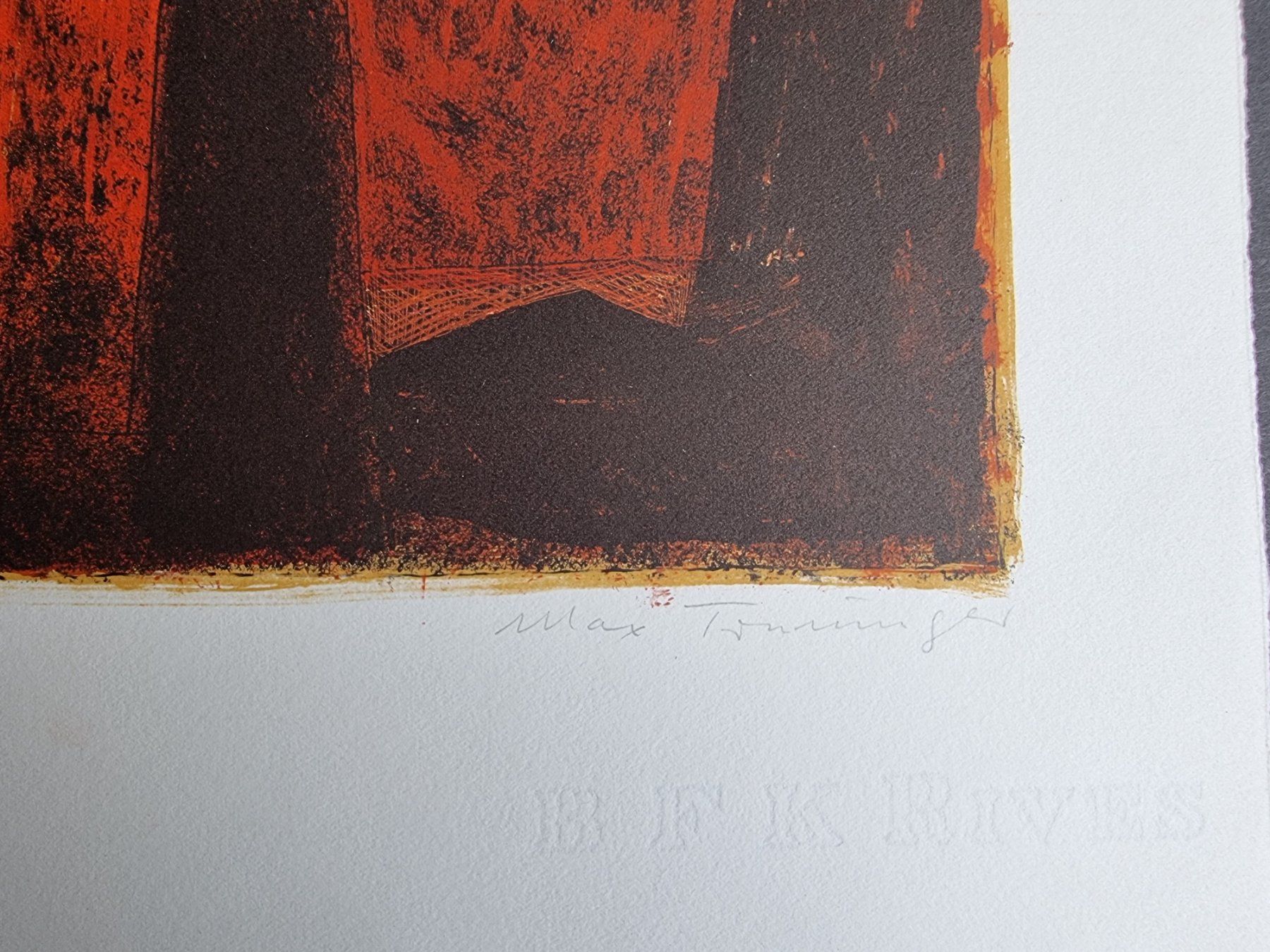 Grafica & Litografie: Max Truninger  Lithographie signiert nummeriert – Usato da Gersau venduto da kunst-online 4