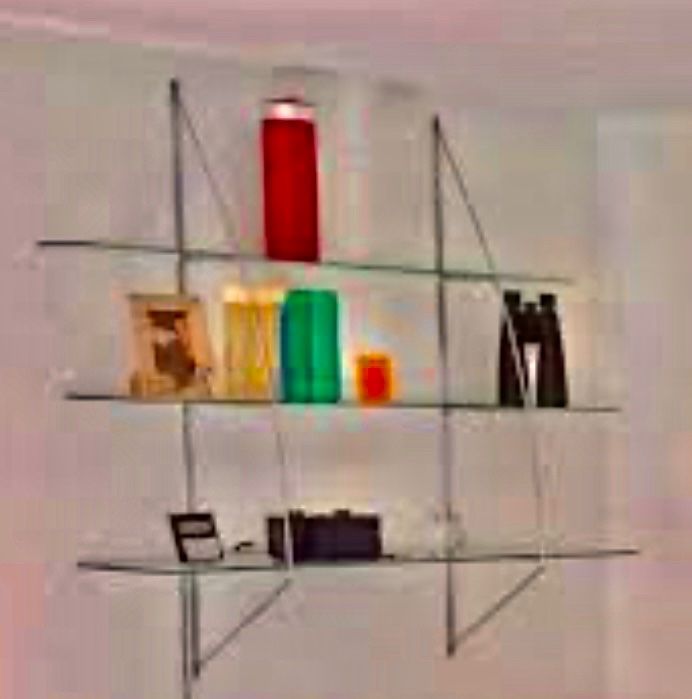String Scaffali: Stringregal Chrom & Glas Vintage – Usato da Wallisellen venduto da Swissline11 3