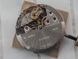 Mouvement de montre Buren Cal.04 et Hamilton Slender.