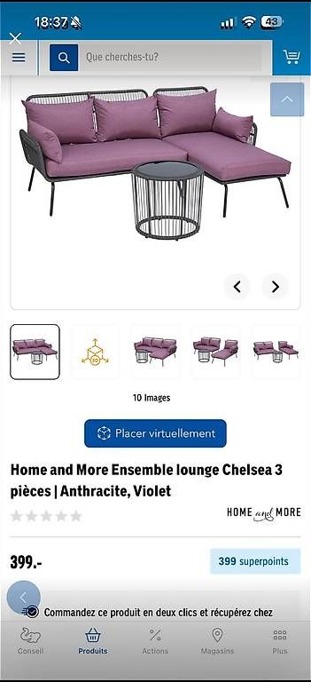 Sofas: Canapé de jardin  – Neuf avec emballage d'origine à Monthey par jen_5bgh 1