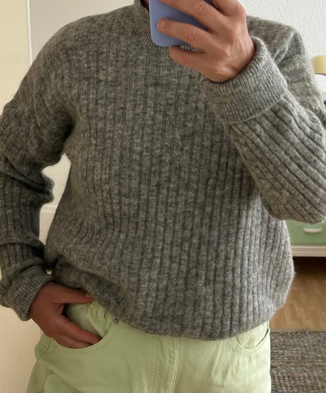H&M Maglioni & Felpe: Grauer H&M Pulli, Mohair Wollpullover, Pullover, M 38 – Usato da Zürich venduto da DepotCharity 4