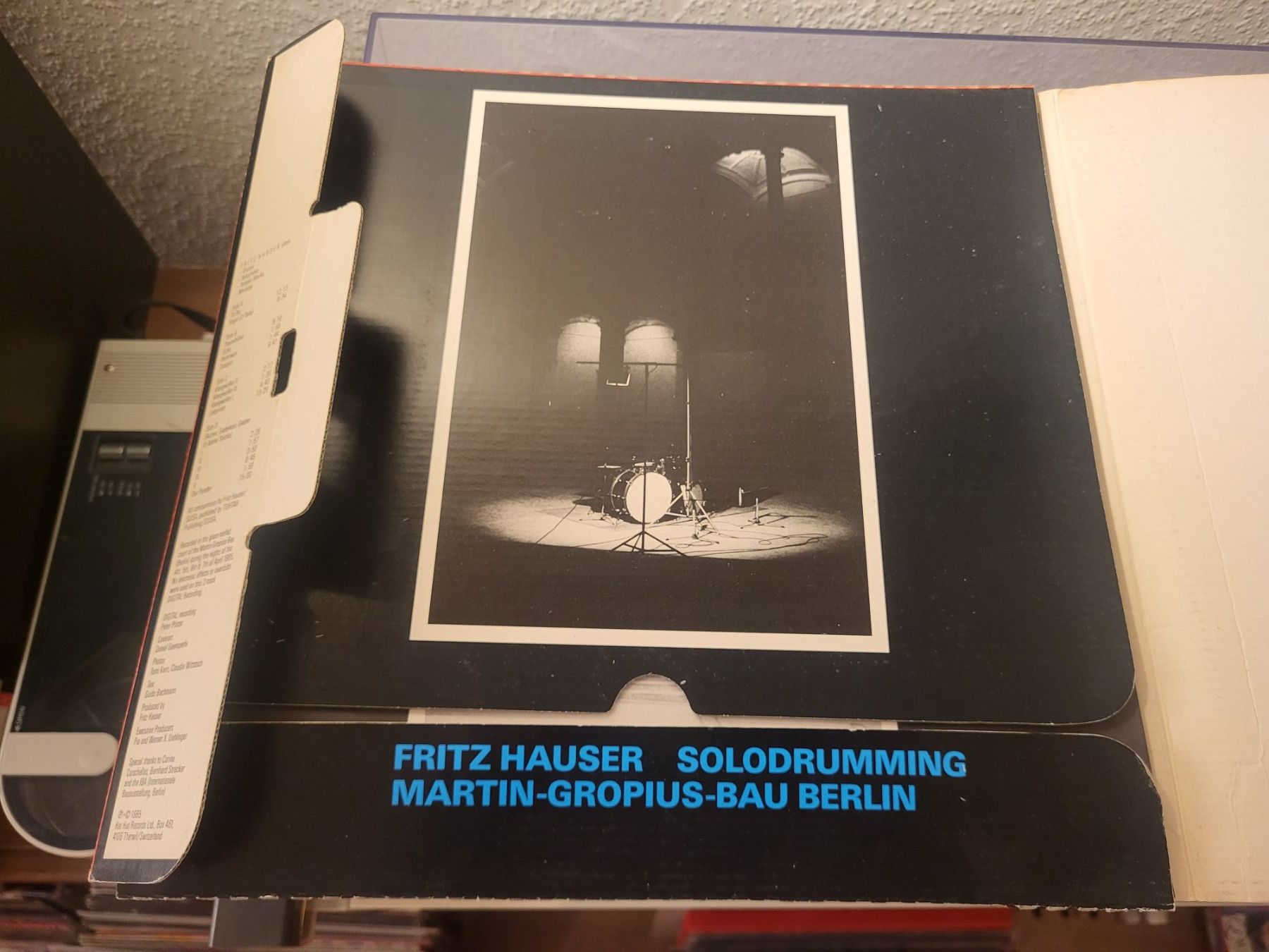 Dischi in vinile: Fritz Hauser – Solodrumming Vinyl 2xLP Box – Usato da Basel venduto da narcisco 2