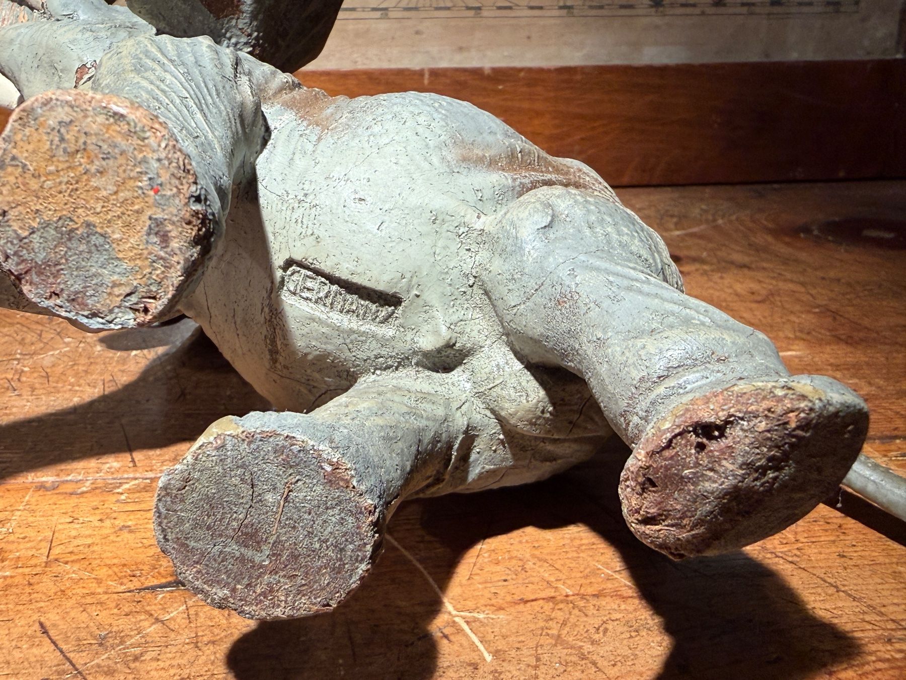 Statuette: Antike Elefant Figur aus Elastolin (Germany) – Usato da schaffhausen venduto da VintAntik_1980 3