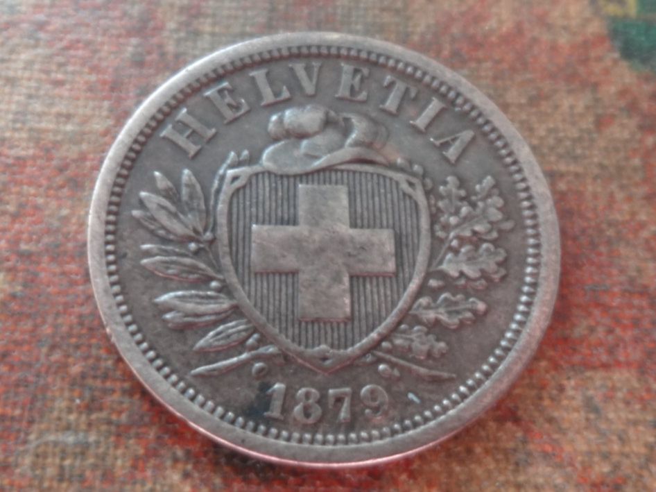 Tutti le monete: 2 Rp. 1879  (A) – Usato da Romanel-sur-Lausanne venduto da Swift13