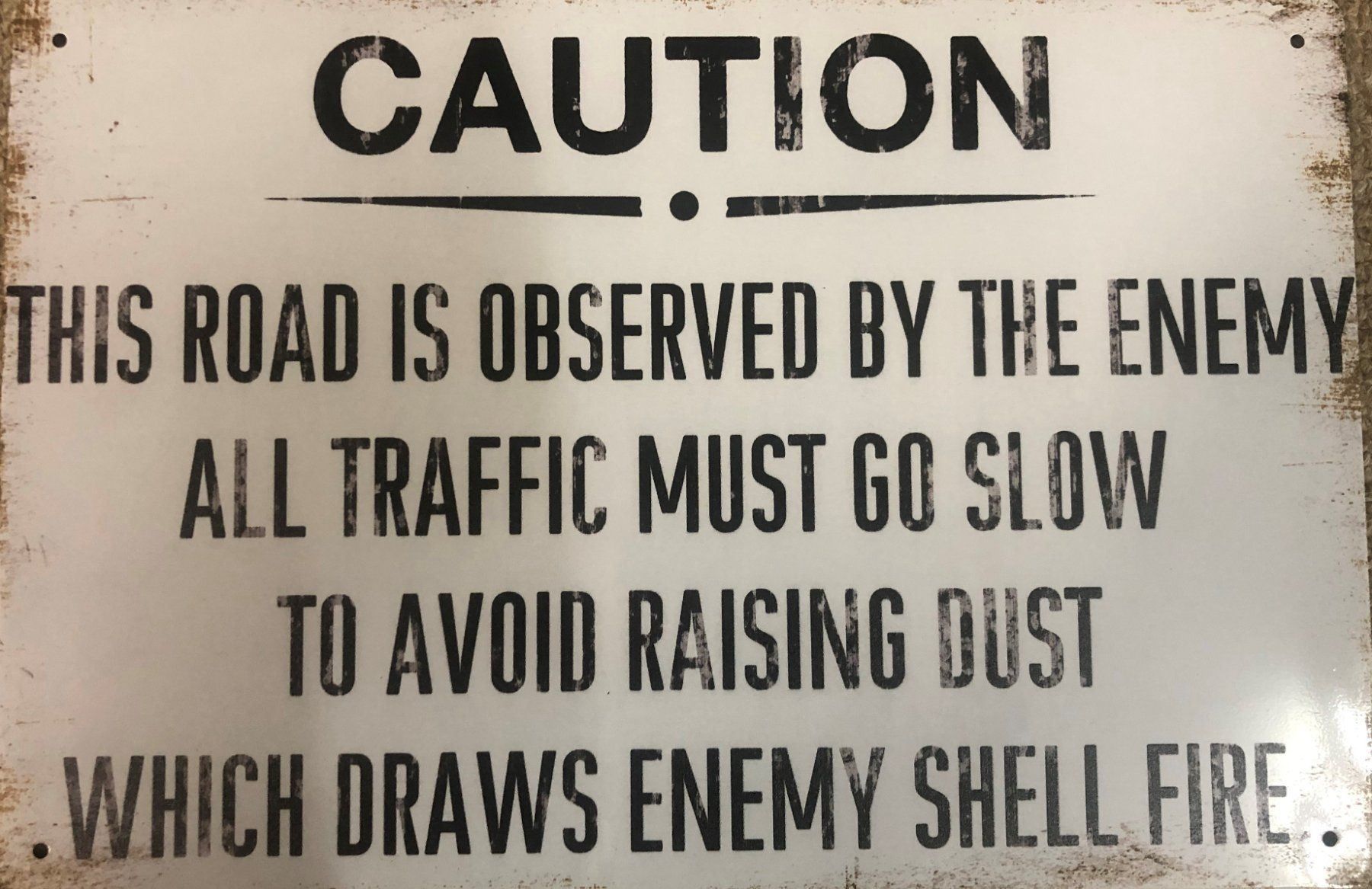 Insegne: Blechschild Caution Traffic must go slow Verkehrsschild – Nuovo e nell'imballaggio originale da Dättlikon venduto da easythings