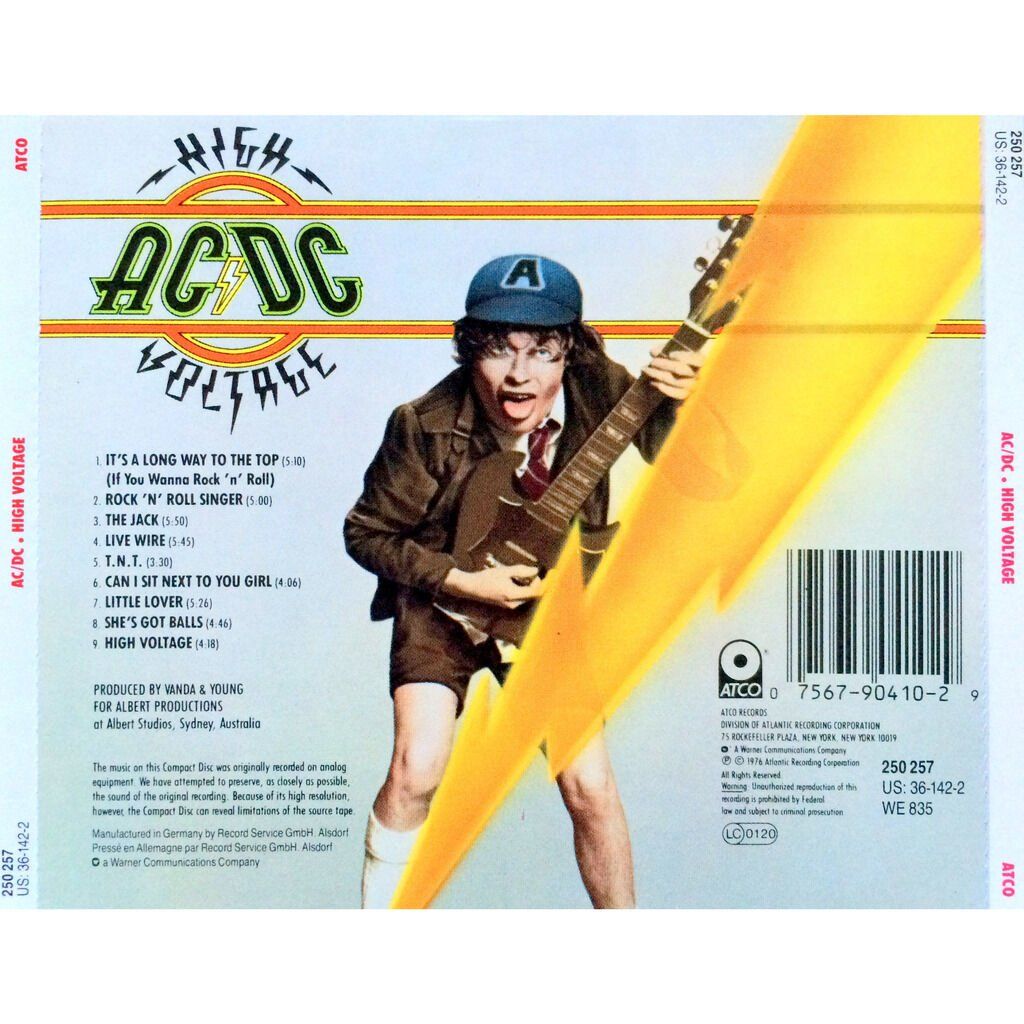 CDs: AC/DC - HIGH VOLTAGE – D'occasion à Bottens par hotter-than-hell 1
