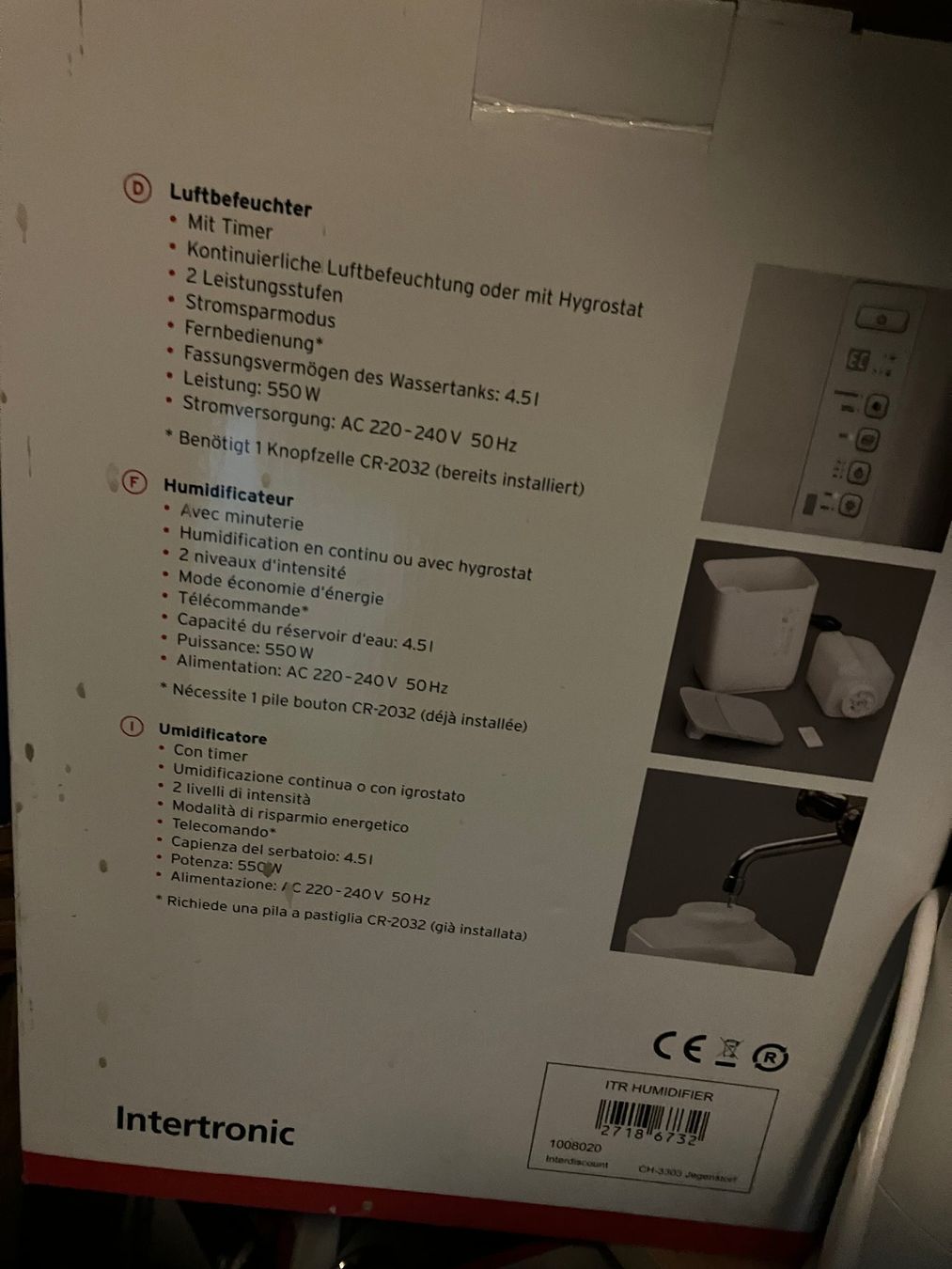 Umidificatori d'aria: Luftbefeuchter Intertronic 2 Stück – Usato da Unterseen venduto da amj_zz7j 1